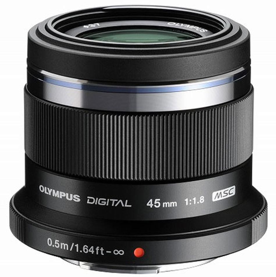 Olympus M Zuiko Digital ED 45mm f 1.8 lens - Zwart