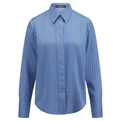Bluse aus Seide Fadenmeister Berlin blau, 42