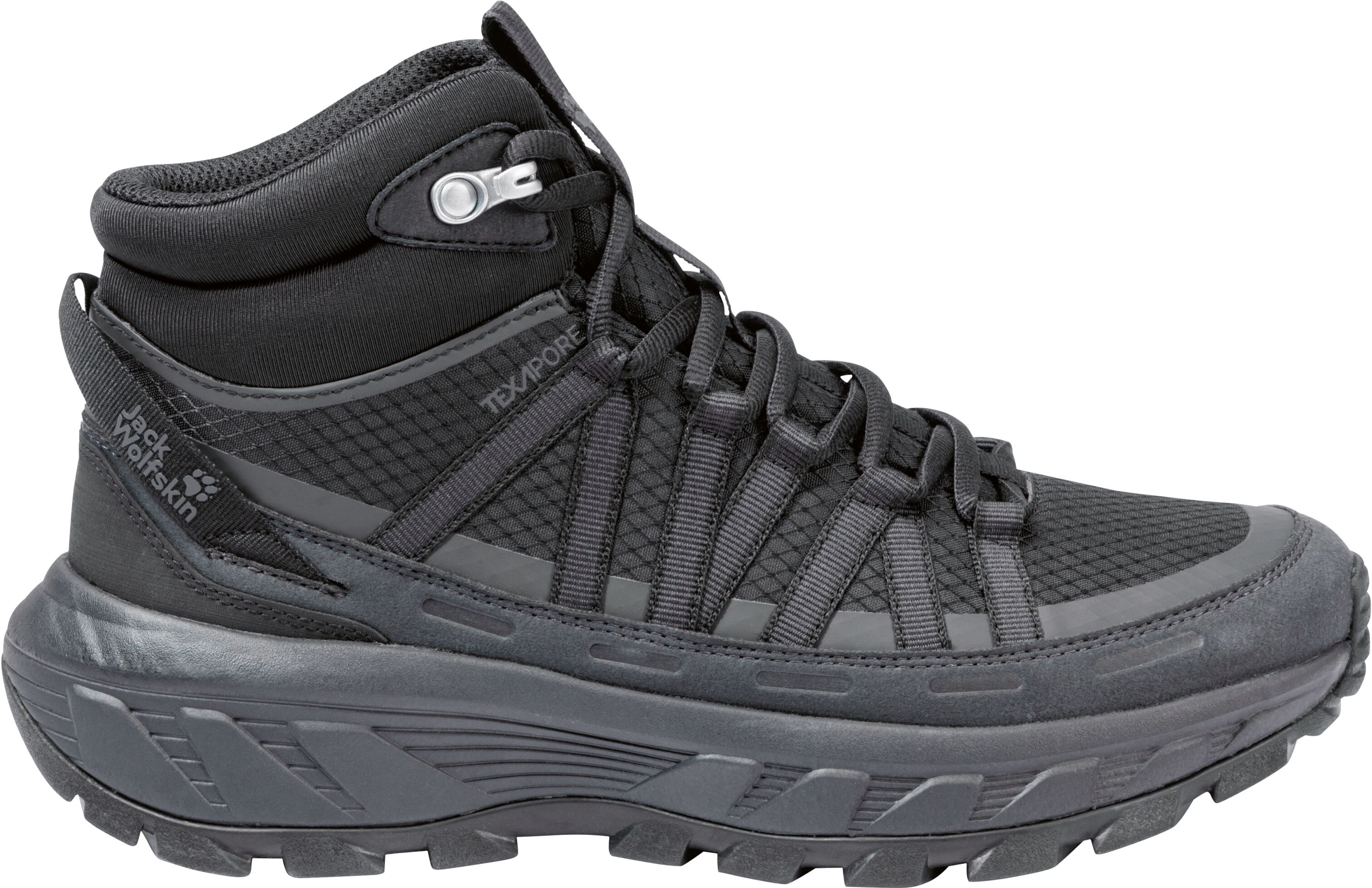 Jack Wolfskin "WILD HIKE TEXAPORE MID W" Outdoorschuh, Trekkingschuh, wasserdicht schwarz 38
