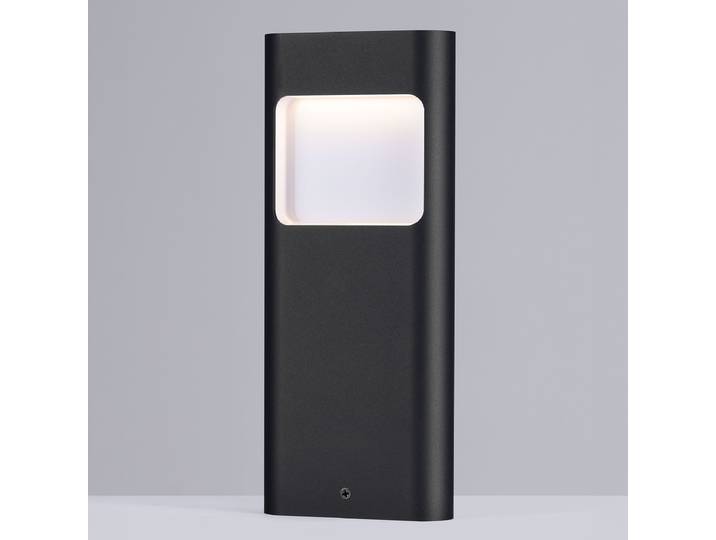 LED-Wegeleuchte 13 x 30 x 4cm Schwarz