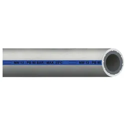 Teguma Waschmaschinen-Zulaufschlauch LAVAFORM Länge 40 m Innen-Ø 13,0 mm Aussen-Ø 20,0 mm, Zubehör Waschen + Trocknen, Grau