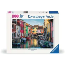 Ravensburger Puzzle 12000623 Burano in Italien - 1000 Teile Puzzle für Erwachsene und Kinder ab 14 Jahren
