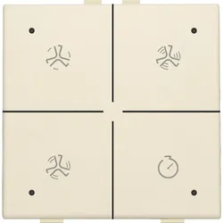Niko Züblin 100-52054 Belüftungssteuerung mit LED für Niko Home Control, cream 10052054