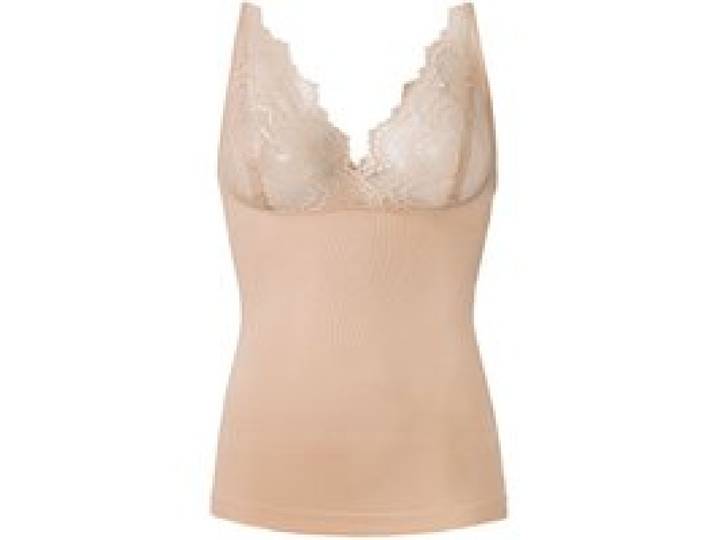 ESMARA® Top gainant femme (fines bretelles/beige)