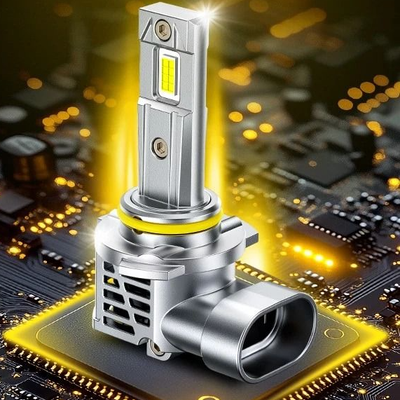 All Categories Goods Super Bright LED Headlight Bulbs Kit, White High Low Beam, EMC, Long Lasting Performance 4 pc