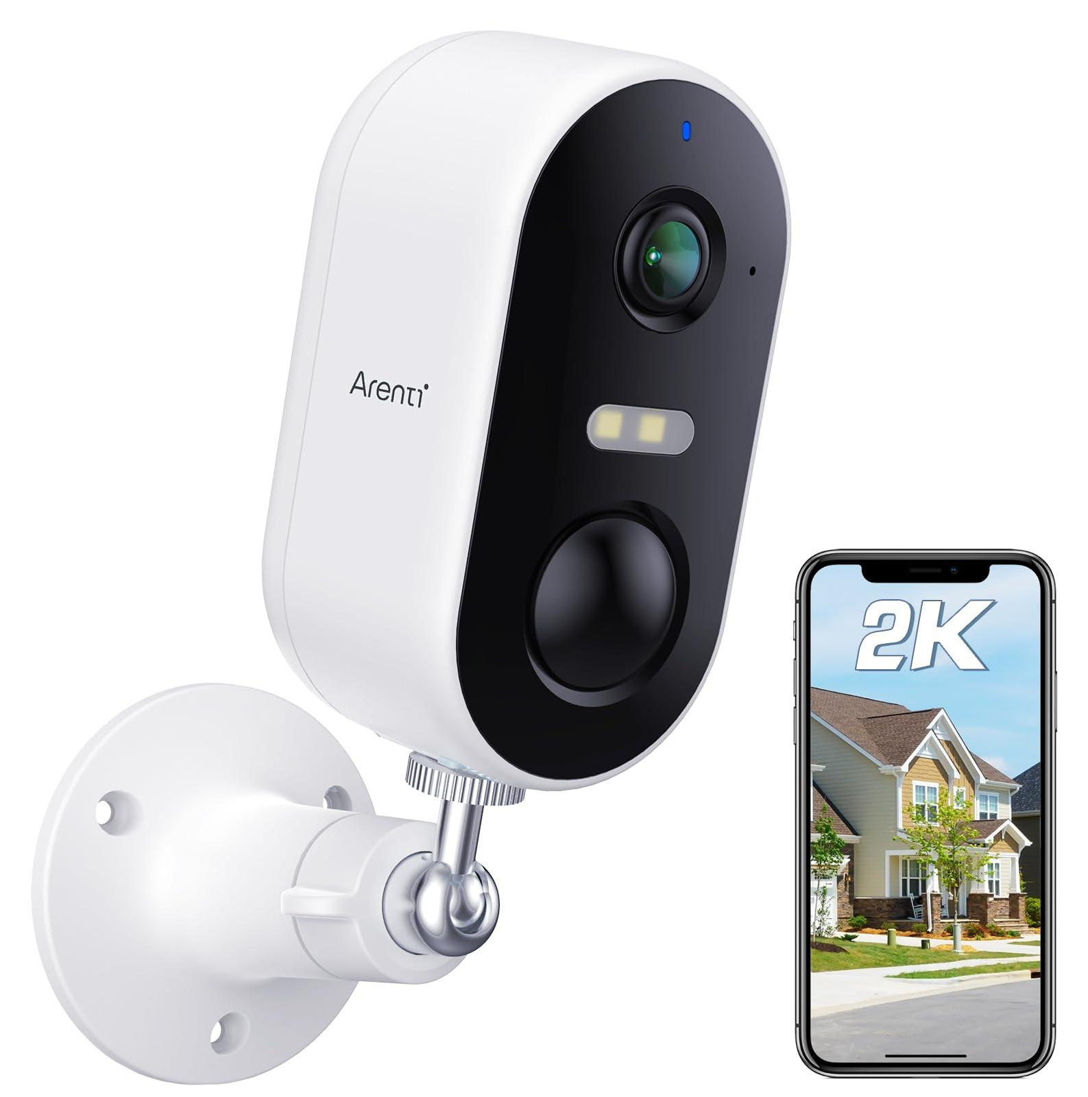 Arenti 2K/3MP draadloze IP-bewakingscamera voor buiten met WLAN