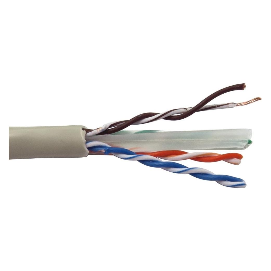 Cables Direct 305M CAT6 PVC COPPER GREY (CAT6, 305 m) (TC-666EA)