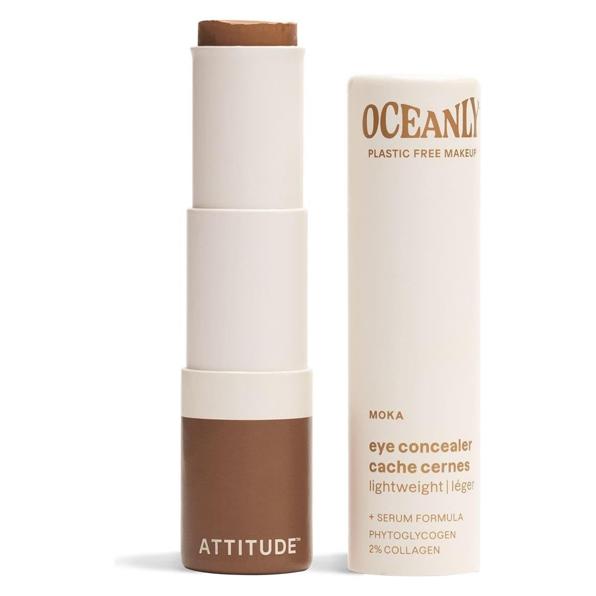 Attitude Oceanly Plastic-Free Light Coverage Under Eye Concealer Stick Titanium (Moka) (48577977)