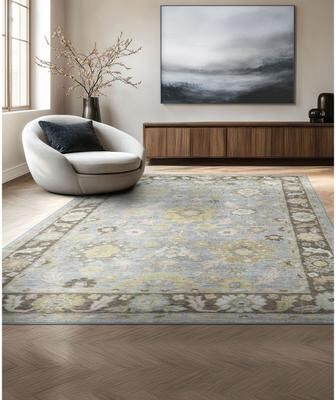 Alise Rugs Smart Wash Ambient Glam Oriental Indoor Polyester Area Rug