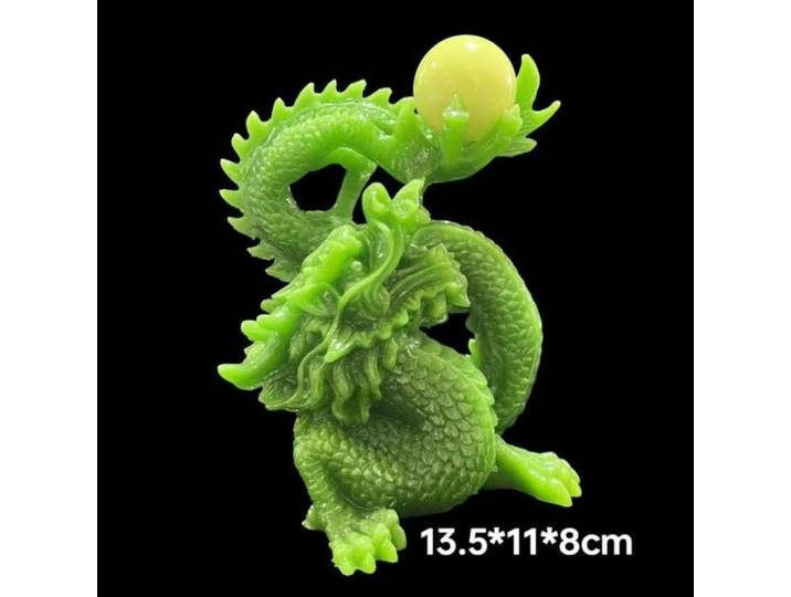 Figurine de serpent Dragon scintillant, ornement de bureau du zodiaque chinois, décor cadeau Feng Shui