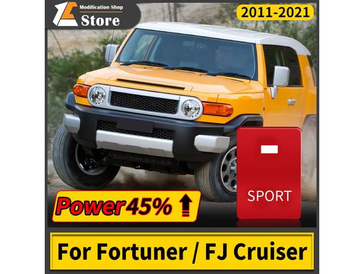 Module de Commutation Sportive pour Accélérateur Compatible avec Toyota Fortuner FJ Cruiser pour Améliorer les Performances de la Voiture