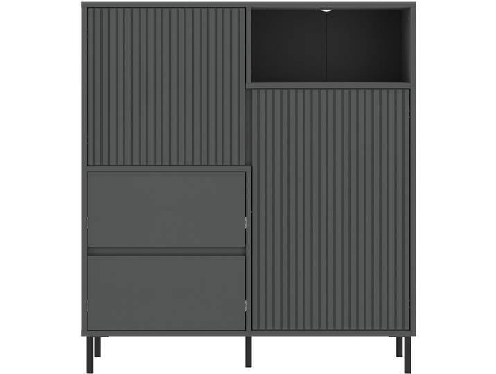Highboard Vanta anthrazit Holzwerkstoff B 105.4 cm H 117.2 cm