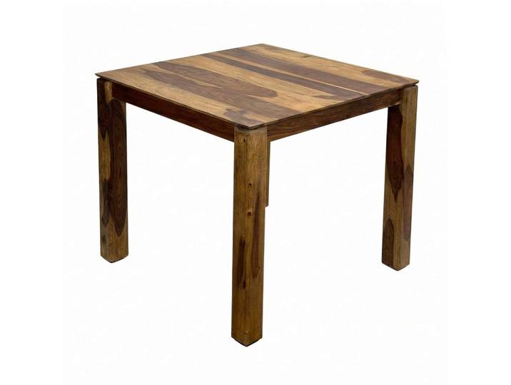 Livetastic Esstisch, Sheesham, Holz, Sheesham, massiv, quadratisch, eckig, 75x80x80 cm, Esszimmer, Tische, Esstische, Esstische quadratisch
