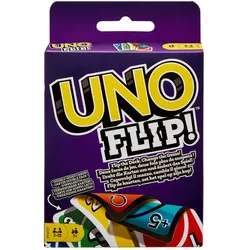 Mattel Games UNO Flip, Kartenspiel, Gesellschaftsspiel, Familienspiel, Kinderspiel