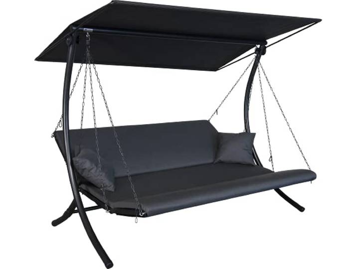 ANGERER Hollywoodschaukel Swing Zip dunkelgrau wetterfest