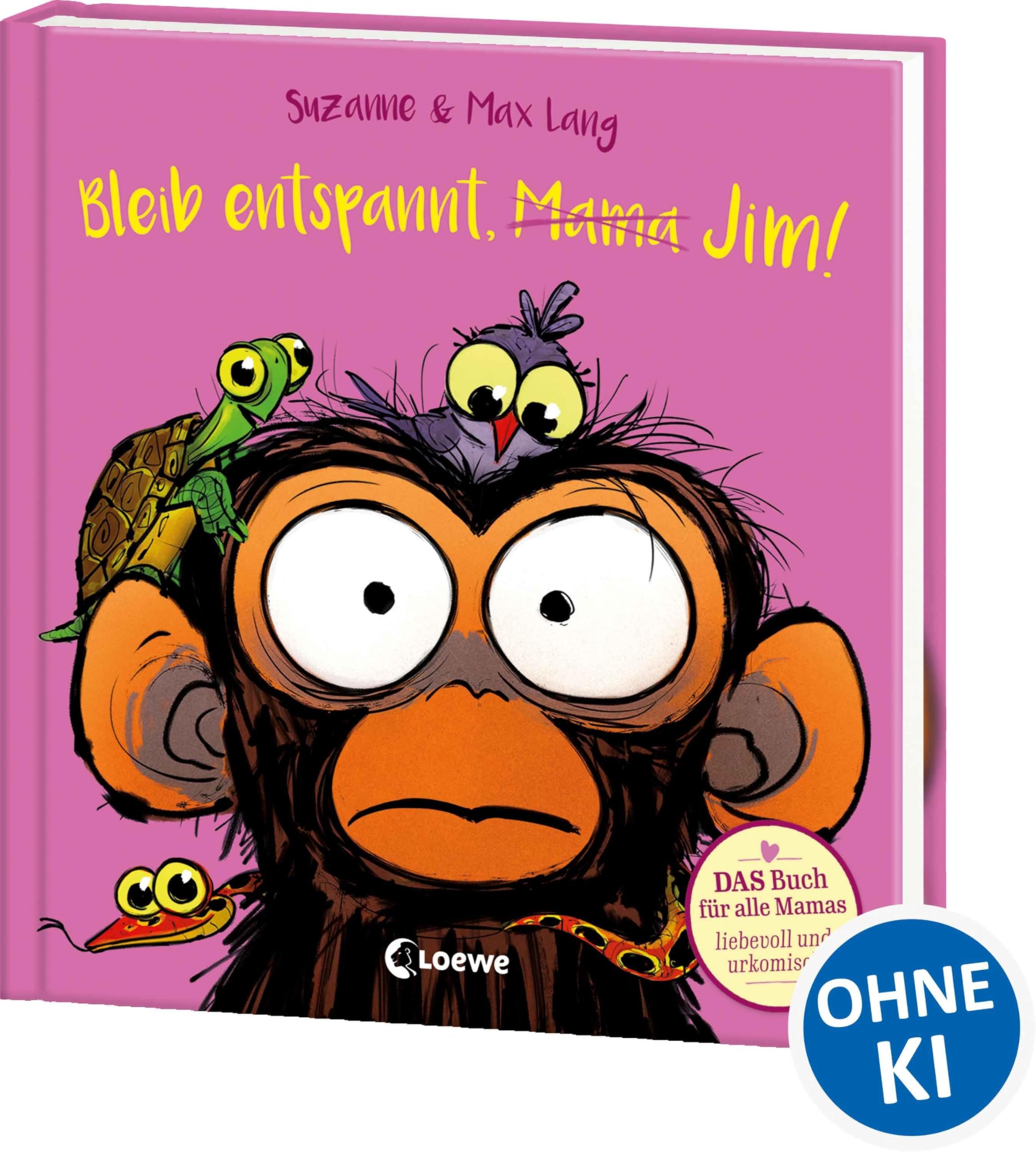 Suzanne Lang - Bleib entspannt, Mama Jim!: DAS Buch für alle Mamas - Liebevoll und urkomisch! - Über das turbulente und wunderschöne Leben mit Kindern - Im praktischen Geschenkformat (Loewe von Anfang an) - Preis vom 14.10.2026 23:07:16 h