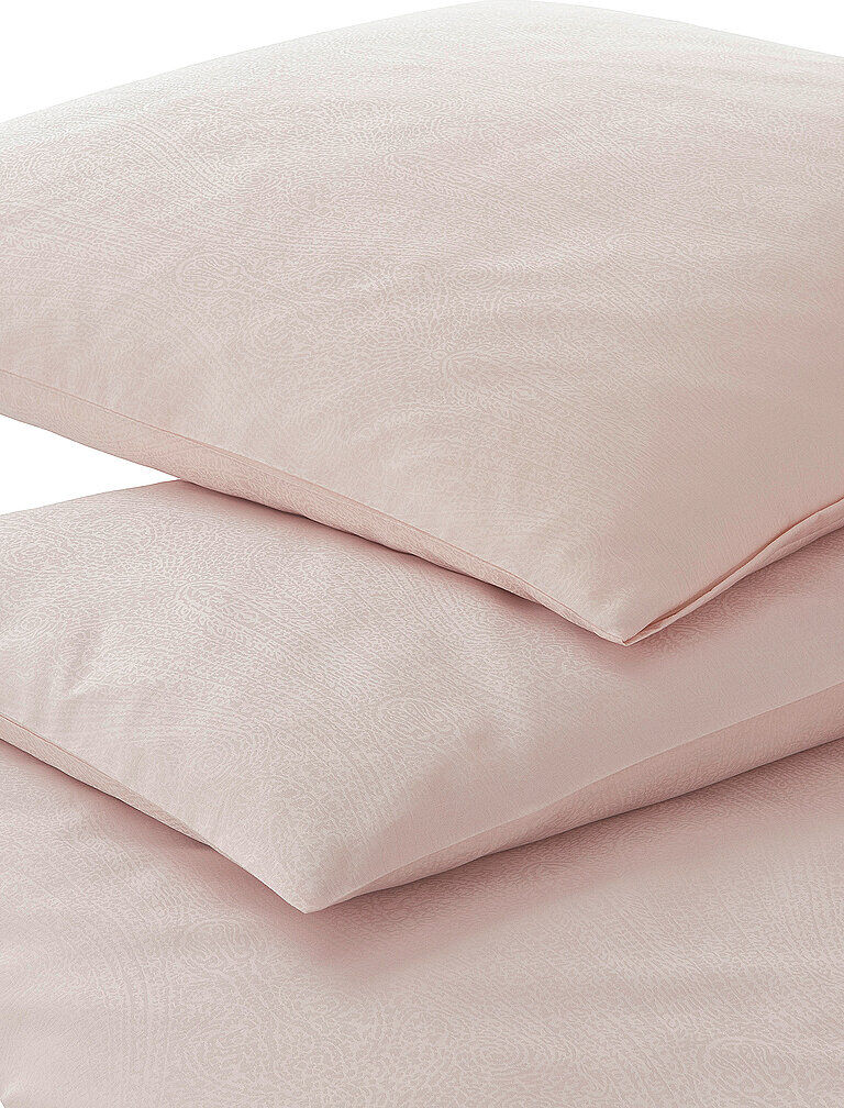 ELEGANTE Damast Bettwäsche PAISLEY 70x90cm/140x200cm Rose rosa EG