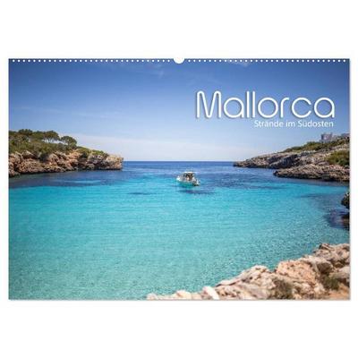 Mallorca - Strände im Südosten (Wandkalender 2027 DIN A2 quer), CALVENDO Monatskalender