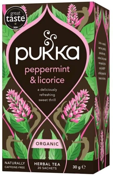 Te PUKKA Ãrtte Peppermint/Licorice 20/fp