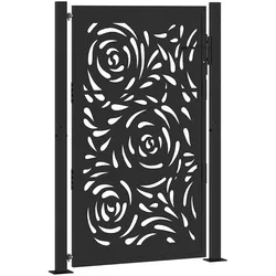 vidaXL, Gartenzaun, Qutarica (Flammen-Design)