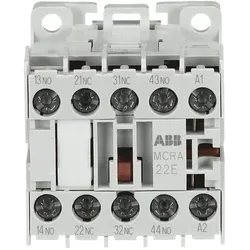ABB MCRA022ATN Kleinhilfsschütz, 2S+2Ö, 220-240 V 50 Hz / 240-277 V 60 Hz, Schraubanschluss 1SAH100024R9900