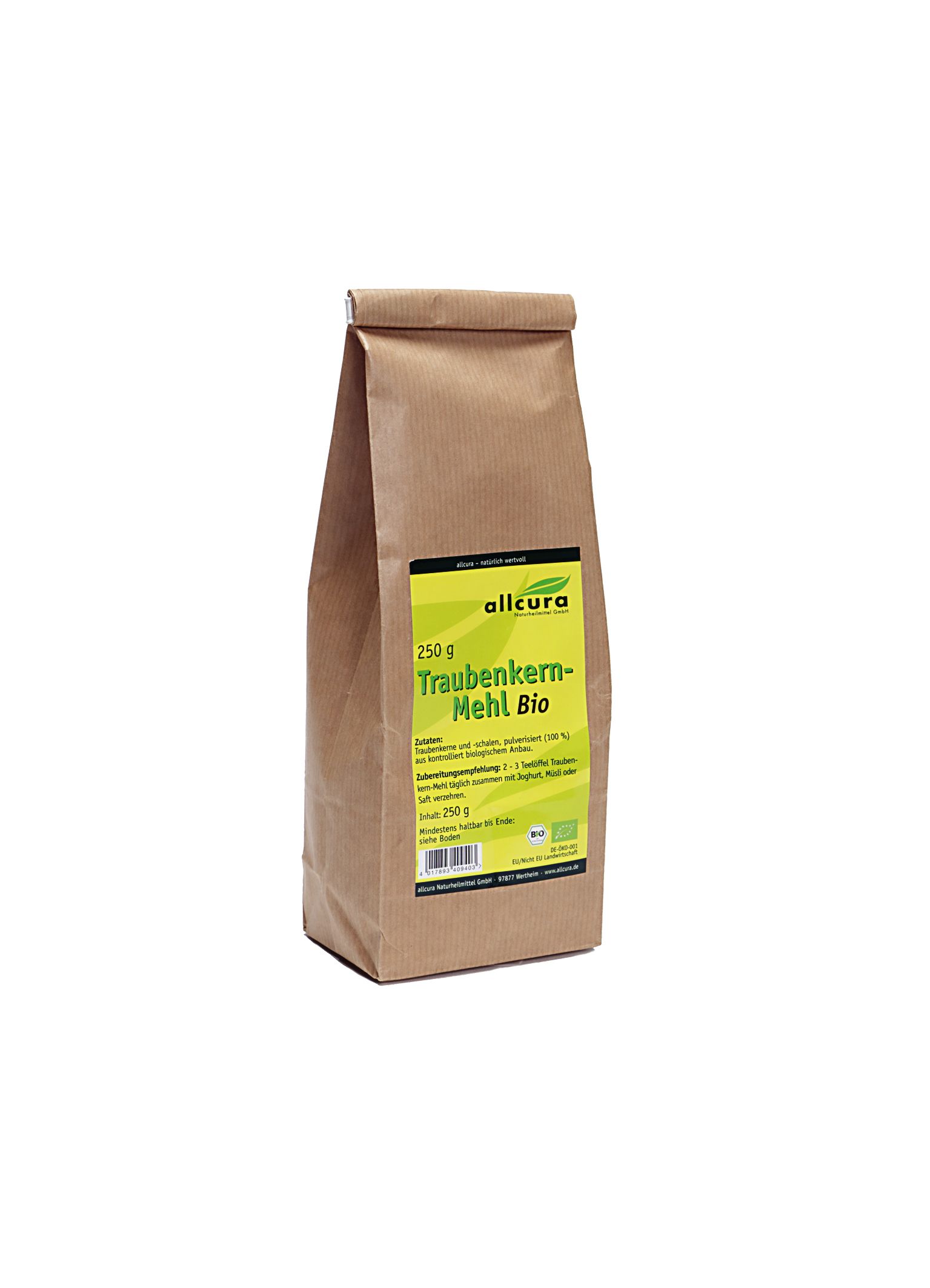 Traubenkern-Mehl Bio 250 g Pulver