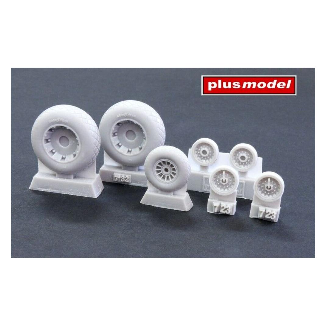 Plus Model PBY Privateer wheels with diamond tread (AL7070)