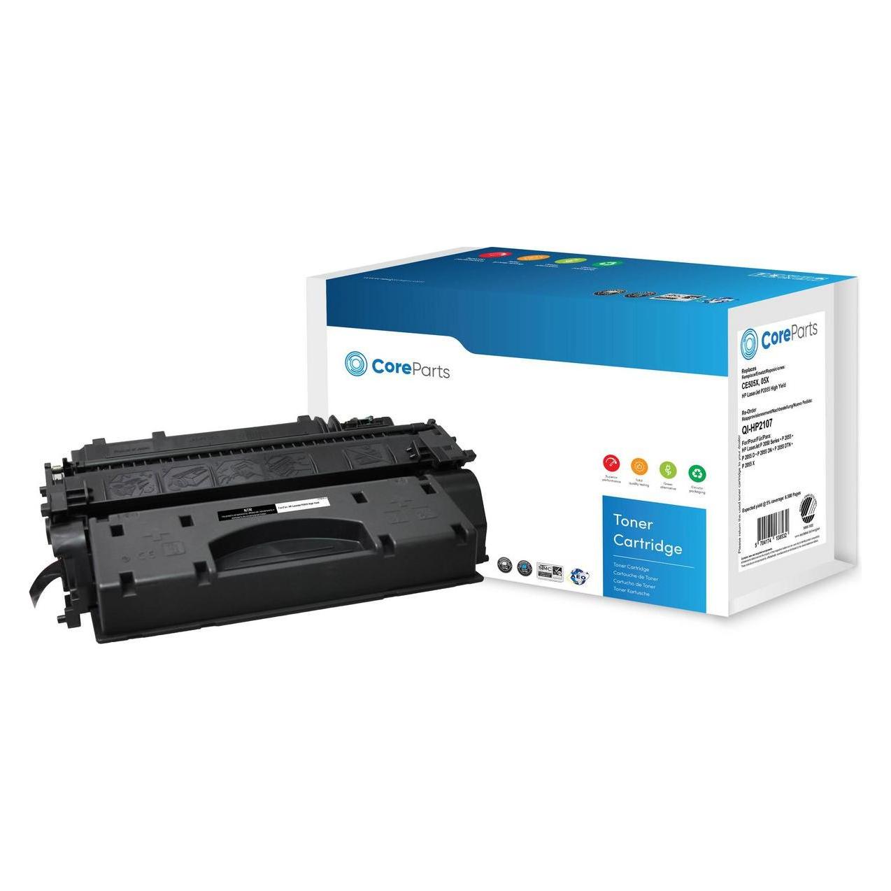 CoreParts QI-HP2107 Tonerkartusche (e) Kompatibel (BK) (QI-HP2107)