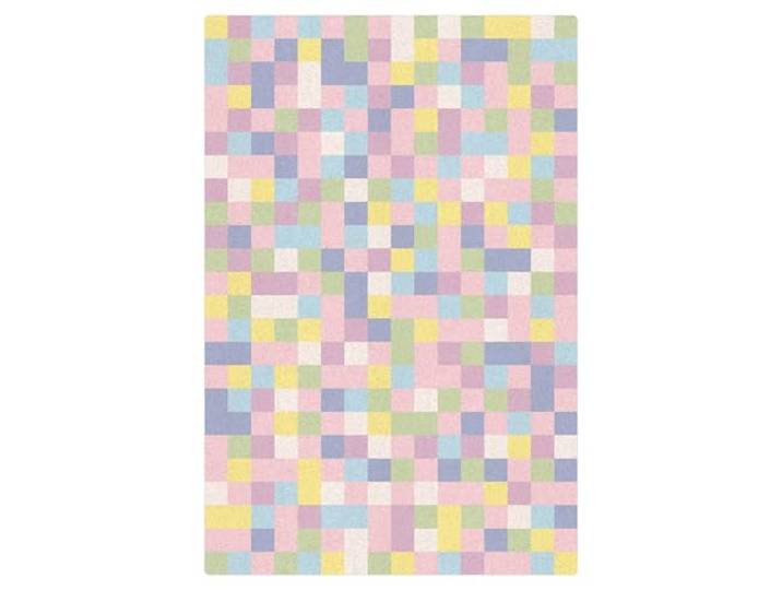 micasia Korkteppich rutschfeste Oberfläche Kinderzimmer Bodenschutz - Naturprodukt - Mosaik Modern 3,5mm dünne Kork Bodenmatte rosa Kinderteppich trittsichere Matte 3135 (80x120cm)