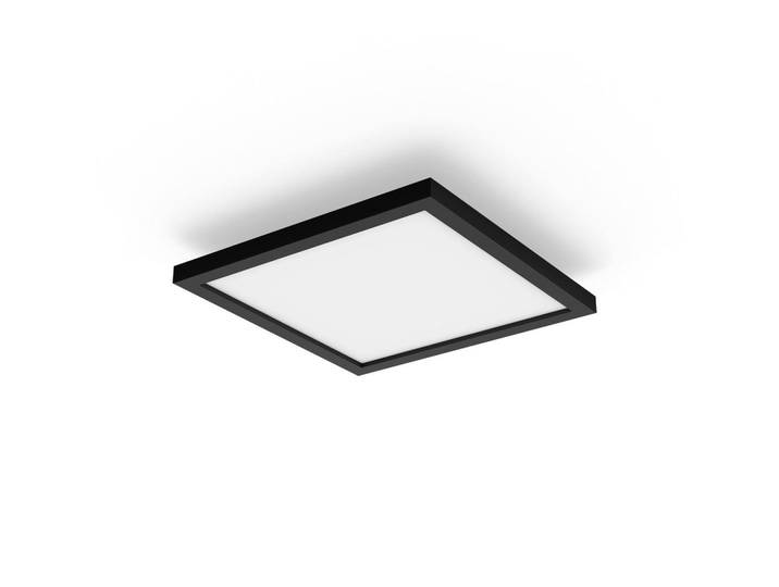 Philips HUE Led-Deckenleuchte Aurelle, Schwarz, Metall, 30x30x4.8 cm, Smartphone-Steuerung, Lampen & Leuchten, Innenbeleuchtung, Smart-Home-Lampen, Smart Home Deckenleuchten