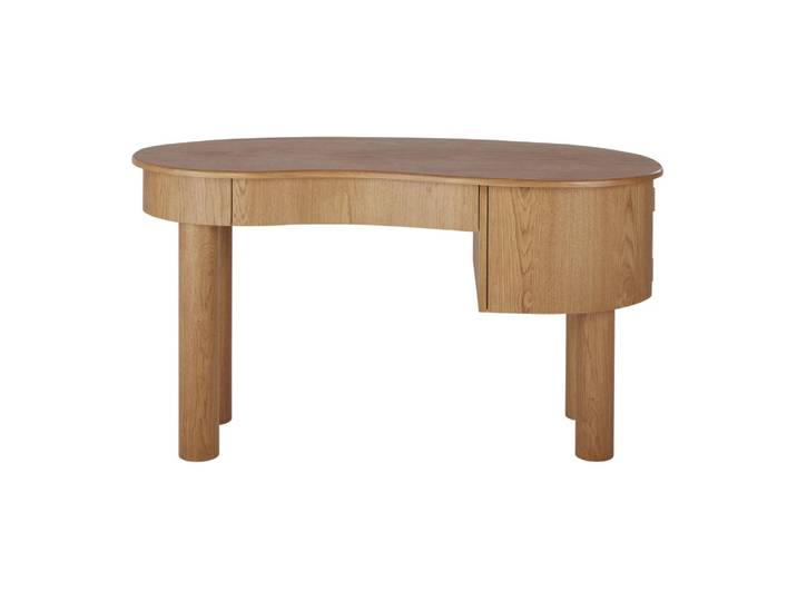 Bureau marron 1 porte 1 tiroir