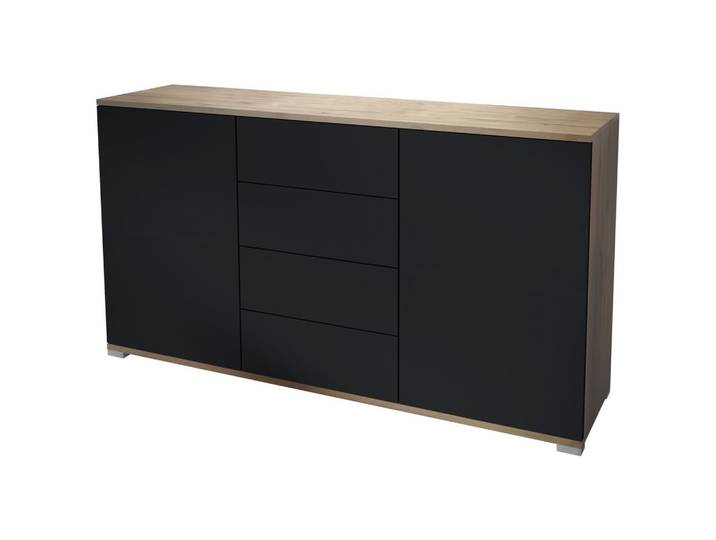 SIDEBOARD Santo Schwarz matt