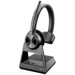 HP Poly Savi 7310-M Office-DECT On Ear Headset DECT Mono Schwarz Lautstärkeregelung, Mikrofon-Stummschaltung Computer 8D3K7AA#ABB