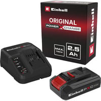 Power-X-Change Starter-Kit, 18Volt 2,5Ah, Set schwarz/rot, Akku + Ladegerät