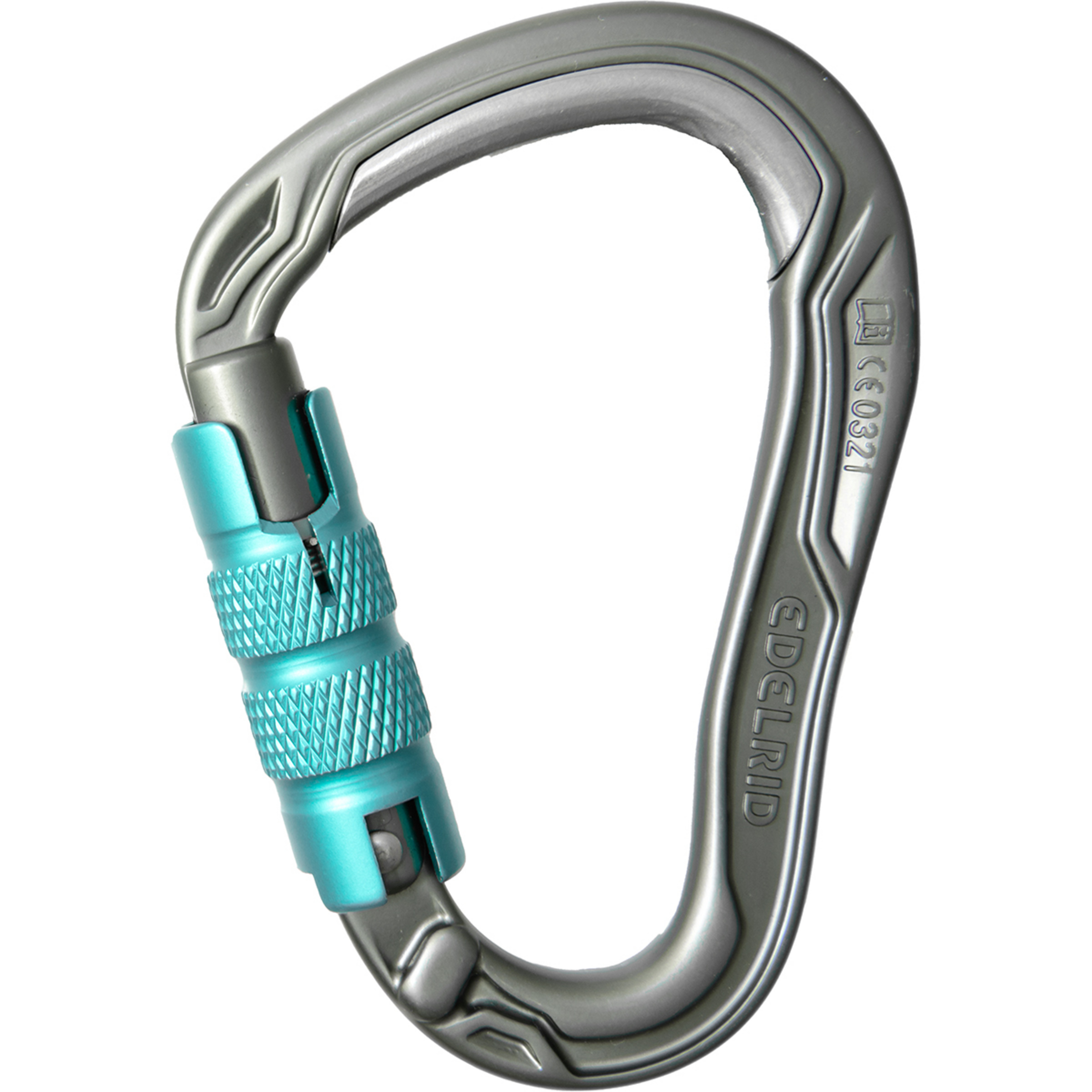 Edelrid HMS Bulletproof Triple Karabiner Karabiner grau Alpinklettern | Sportklettern