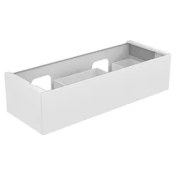 edition 11 waschtischunterbau mit auszug u. beleuchtung 1400 x 350 x 535 mm eiche hell/eiche hell wub edition 11 31267, 1 auszug, bel., eiche hell/eiche hell