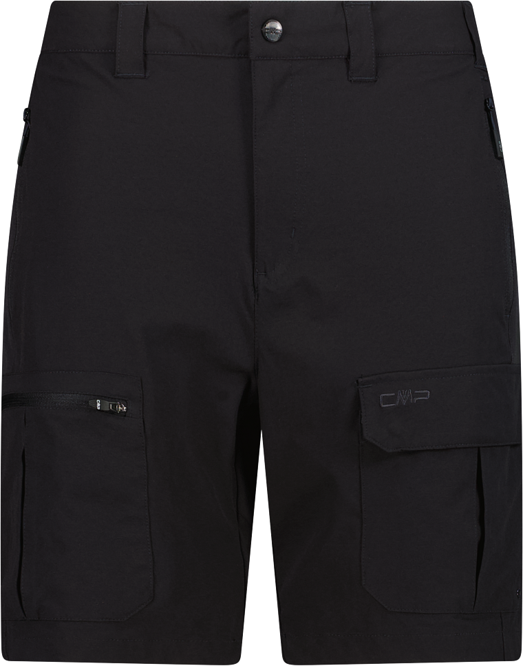 Cargoshorts CMP "MAN BERMUDA", Herren, Gr. 52, N-Gr, blau (antracite), Web, Obermaterial: 92% Polyamid, 8% Elasthan, Hosen Cargoshorts, mit Dry-Function-Technologie, in Stretchgewebe antracite 52, N-Gr