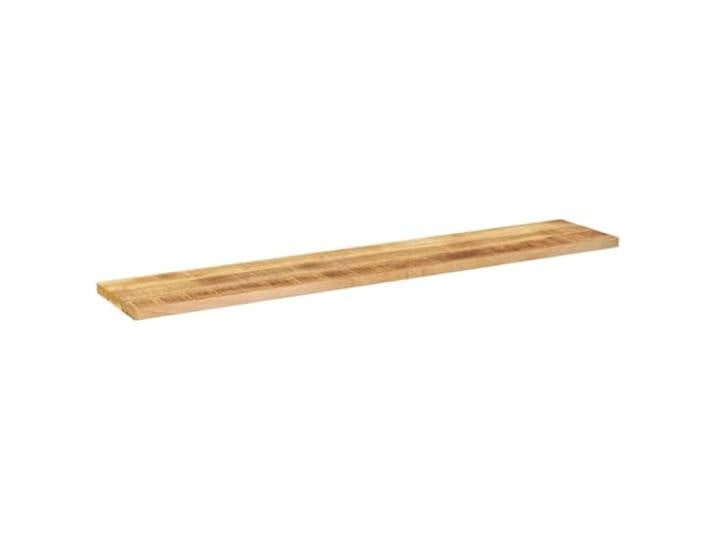 Tischplatte Mangoholz 180x40x2,5 cm Rechteckig roh Mangoholz, rustikaler Charme, leicht zu reinigen, universelle Montage, Maserung