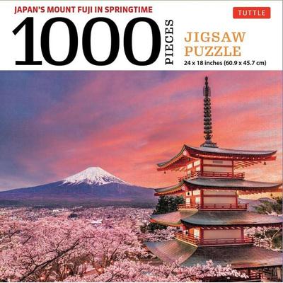 Japan's Mount Fuji in Springtime- 1000 Piece Jigsaw Puzzle