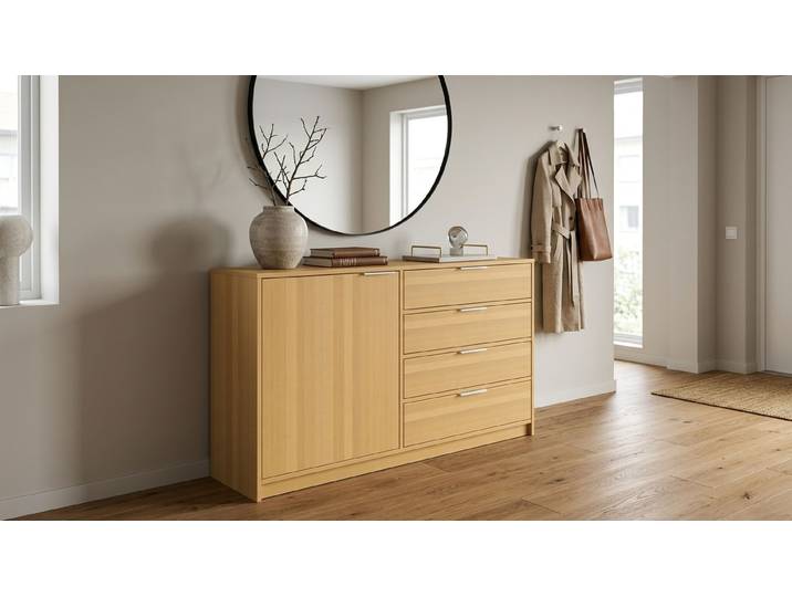 Moderne Holzkommode Buche