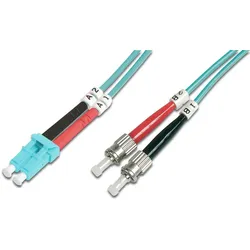 Digitus LWL Multimode OM 3 Patchkabel, LC / ST