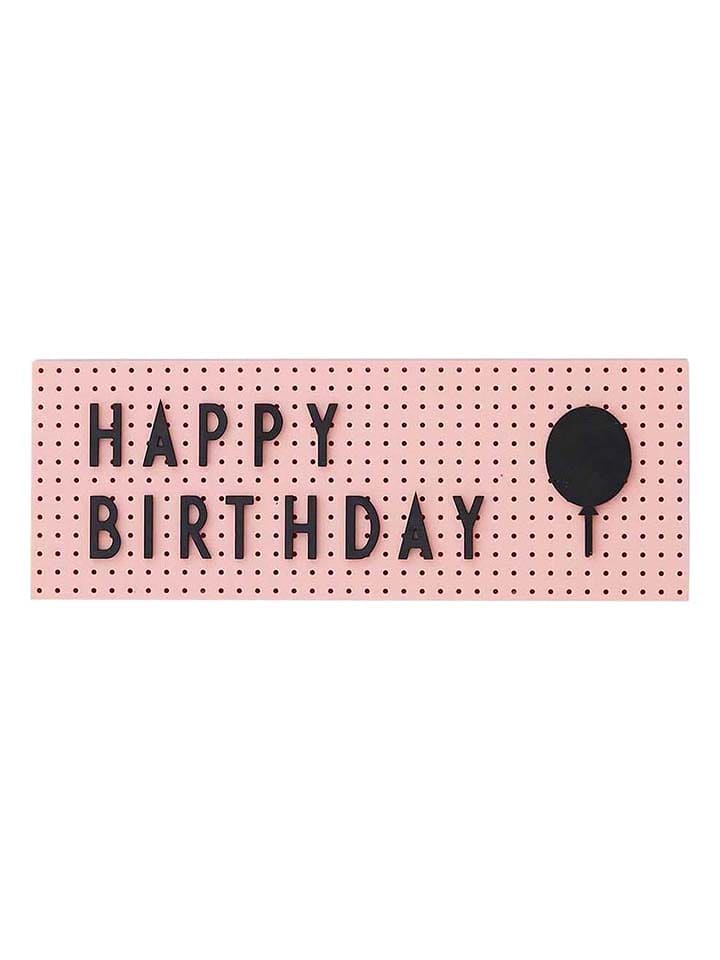 Design Letters Türschild "The sign" in Rosa - (B)21 x (H)7,6 cm - onesize