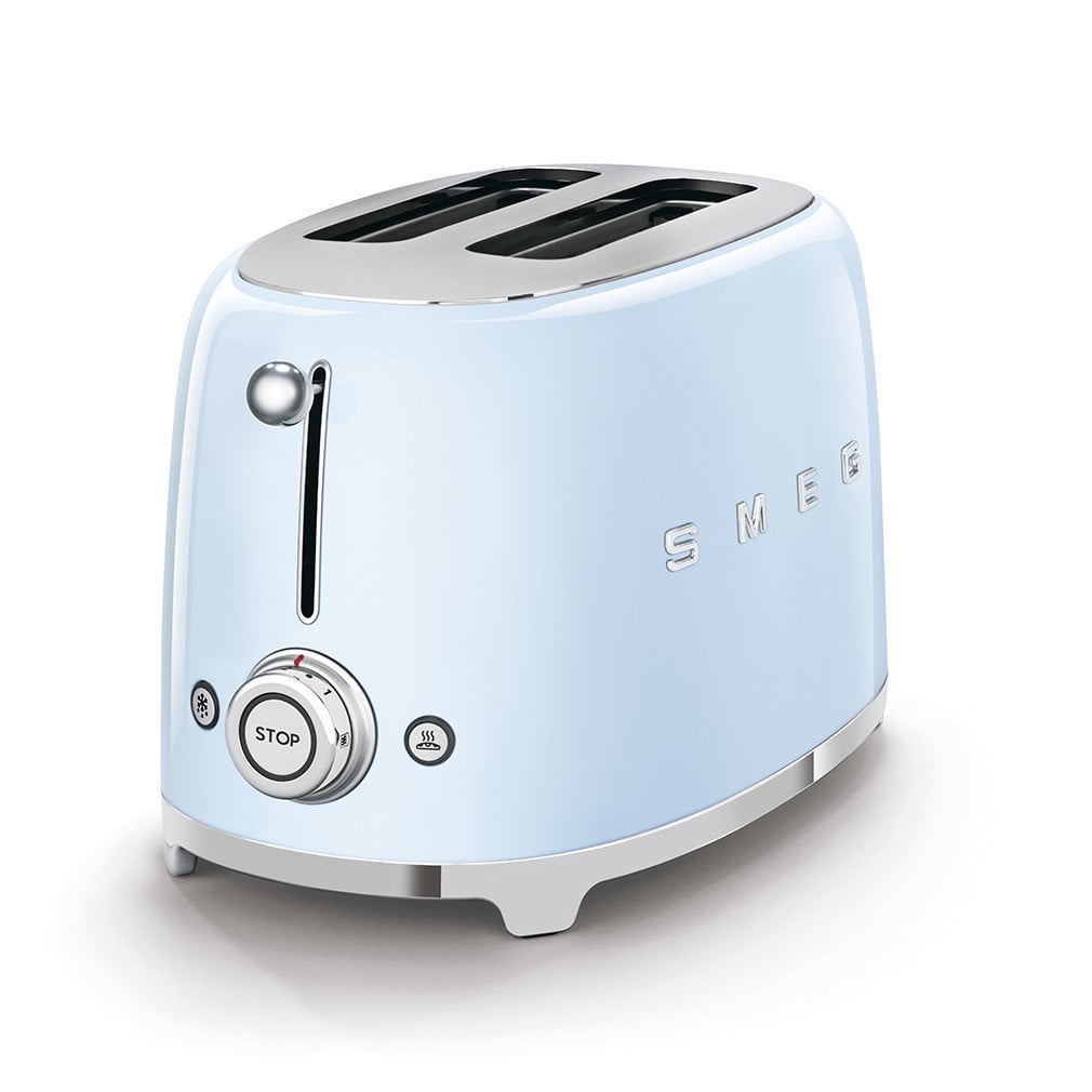 Smeg Broodrooster Pastelblauw 2x2