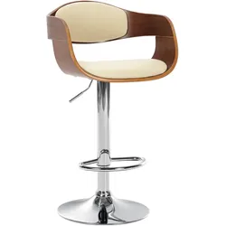 CLP Barhocker Kingston C   Farbe: walnuss/creme