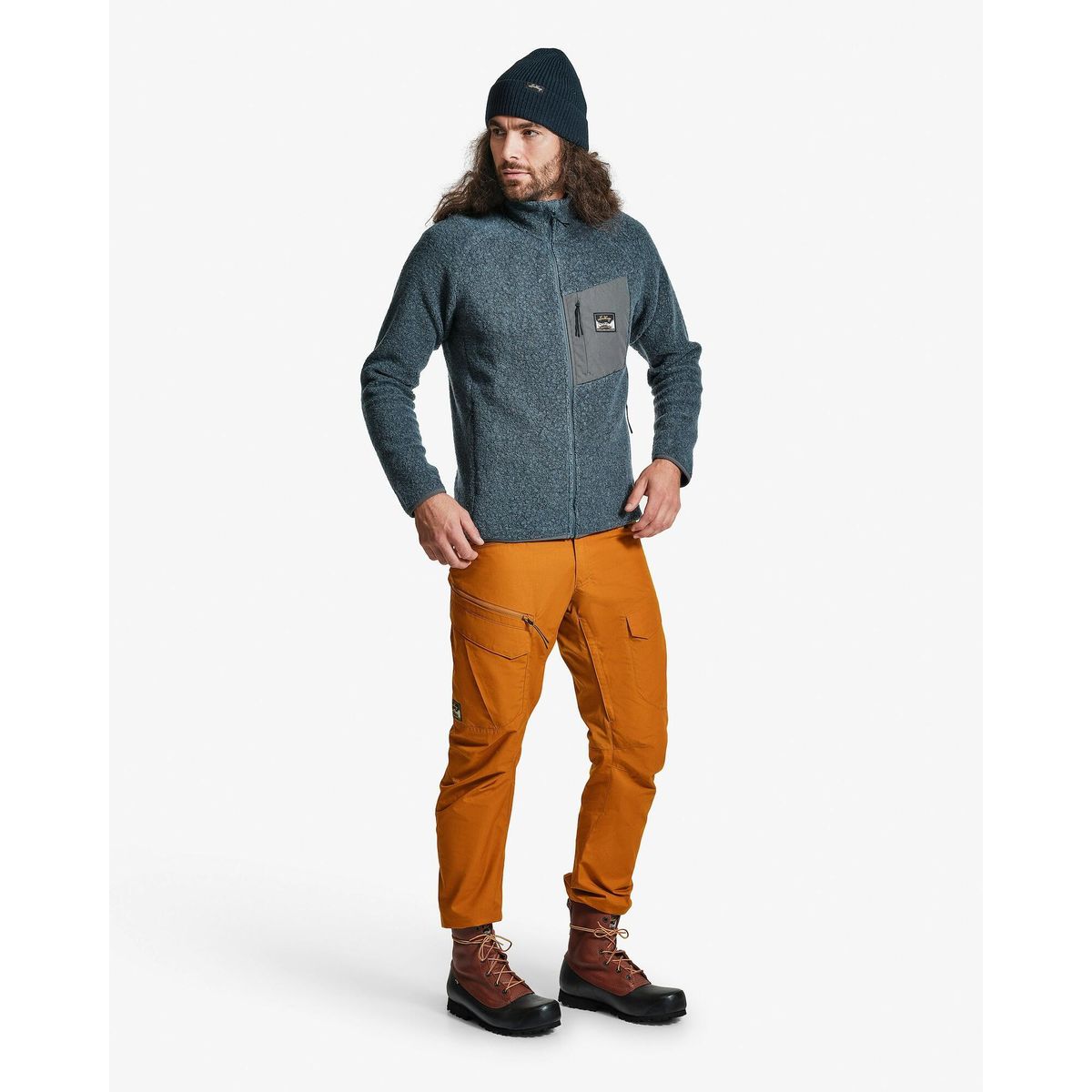 Lundhags Flok Wool Ms Pile dk sky blue (71000) XXL 1113100-71000-XXL