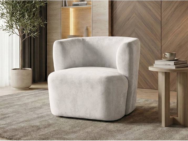 Beautysofa Sessel NORI Moderner Designer-Sitzsessel im skandinavischen Stil (minimalistischer Lounge-Sessel, Polstersessel, mit armlehen), Perfekt für Wohnzimmer, Wartezimmer oder Empfangsbereich