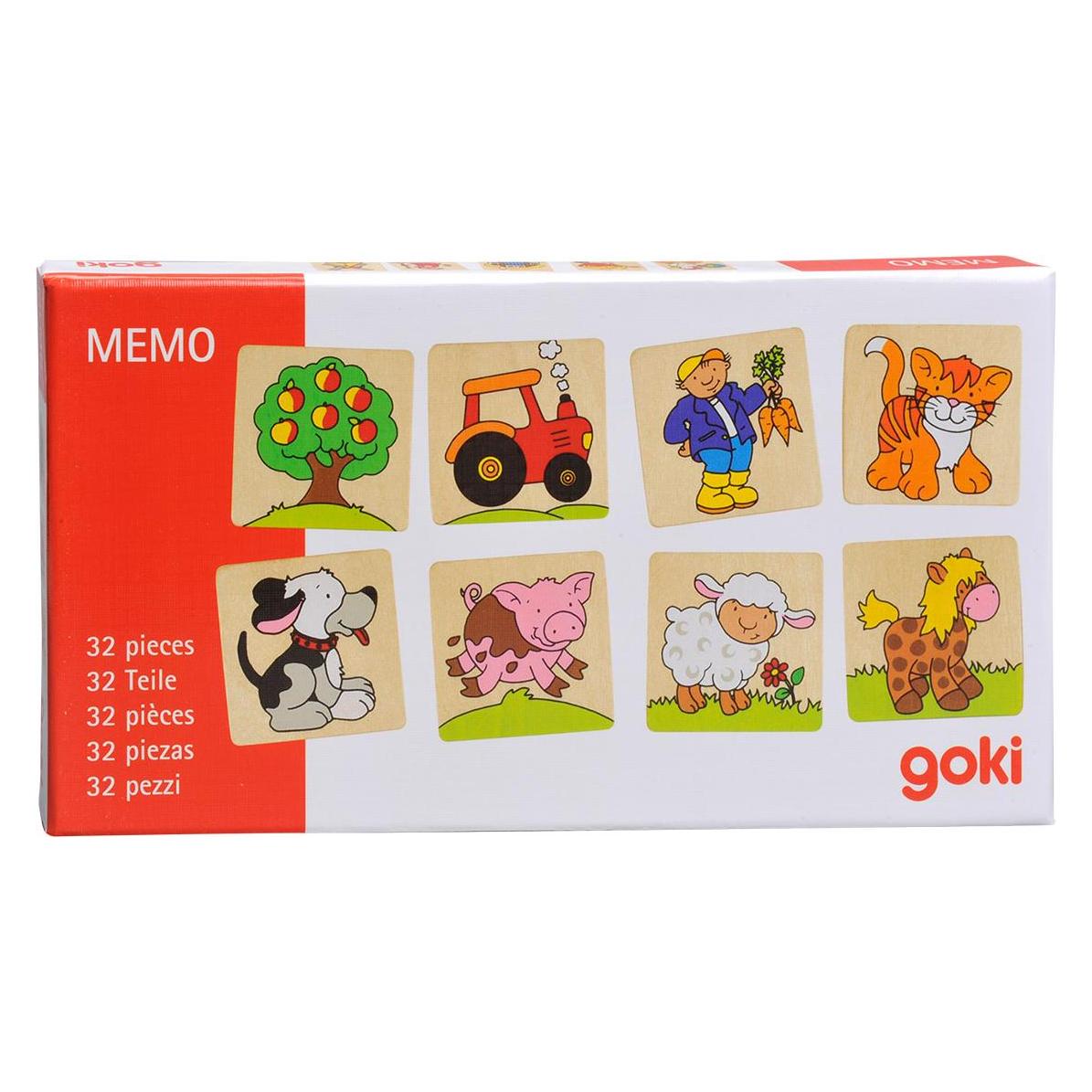 Goki Memo-Farm (Deutsch, 2 - 4 Spieler) (56890)