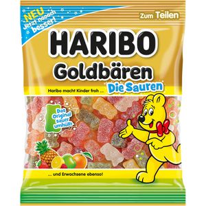 Haribo Fruchtgummis Goldbären Die Sauren, 175 g