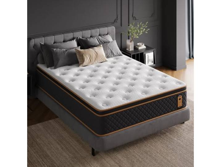 BedStory Taschenfederkernmatratze 160x200cm Härtegrad H3 Höhe 31cm Matratze H3 Höhe 31cm mit Öko-Tex Zertifiziert, 7 Zonen Taschenfederkernmatratze Mittelfeste,Federkernmatratze Komfortschaum