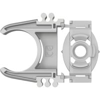 PRO EPC-20 Rohrclip, 100 Stück, Schelle hellgrau, für Rohre Ø 20mm